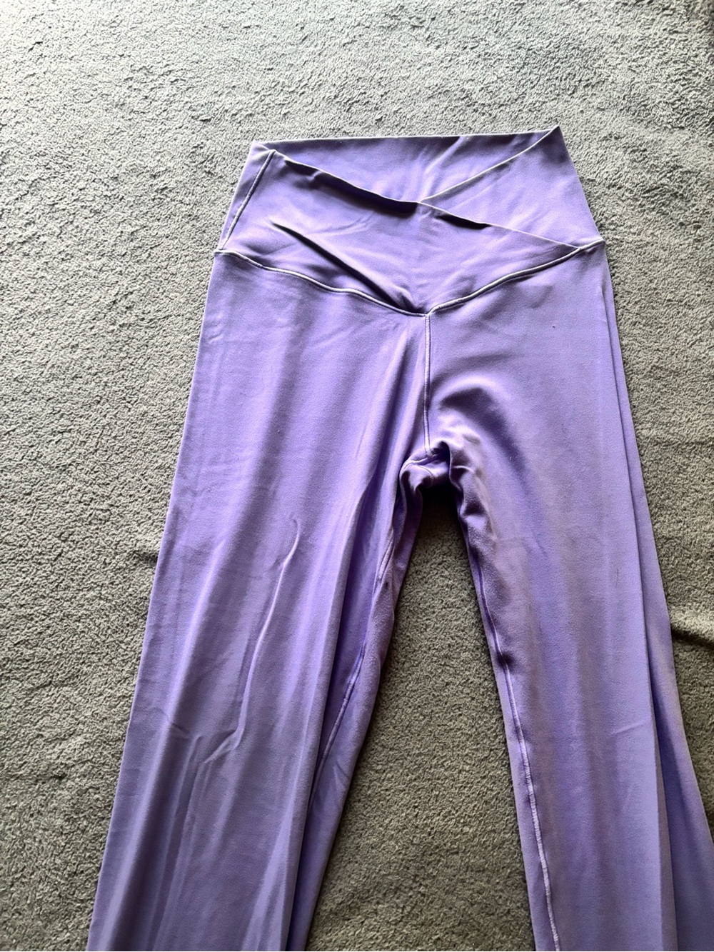 aerie Lavender High-Waist Crossover Leggings